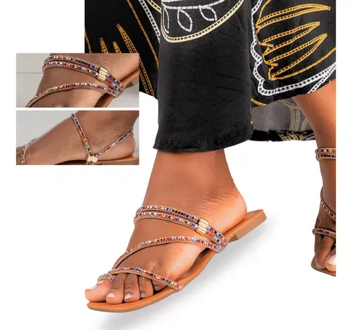 Kit Rasteirinha Feminina Casual Verstil + Pulseira Grtis